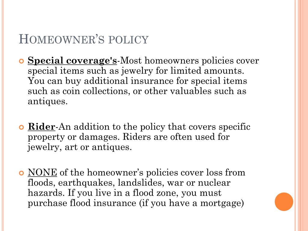 PPT HOMEOWNERS INSURANCE PowerPoint Presentation, free