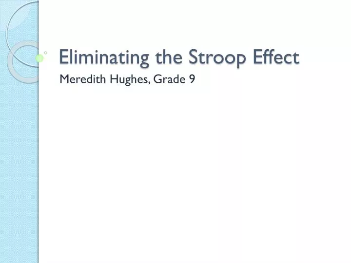lab report the stroop effect Psychology research paper on stroop effect stroop effect research paper example apa style when the participant was asked to report the color of a. lab report the stroop effect Psychology research paper on stroop effect stroop effect research paper example apa style when the participant was asked to report the color of a.