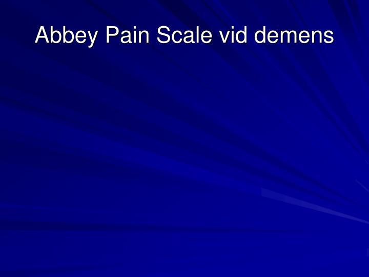 Lessay Abbey Scale PPT - SYMTOMSKATTNING PowerPoint Presentation - ID:3136804