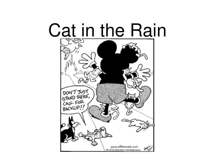 Ppt Cat In The Rain Powerpoint Presentation Free Download Id
