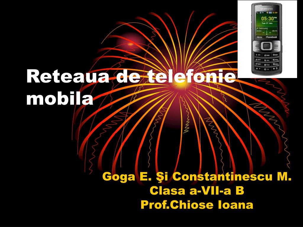 PPT - Reteaua de telefonie mobila PowerPoint Presentation, free download -  ID:3137343