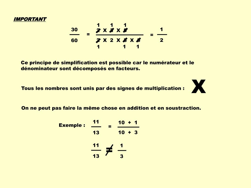 Que Veut Dire Simplifier Une Fraction PPT - Simplifier une fraction. PowerPoint Presentation, free download