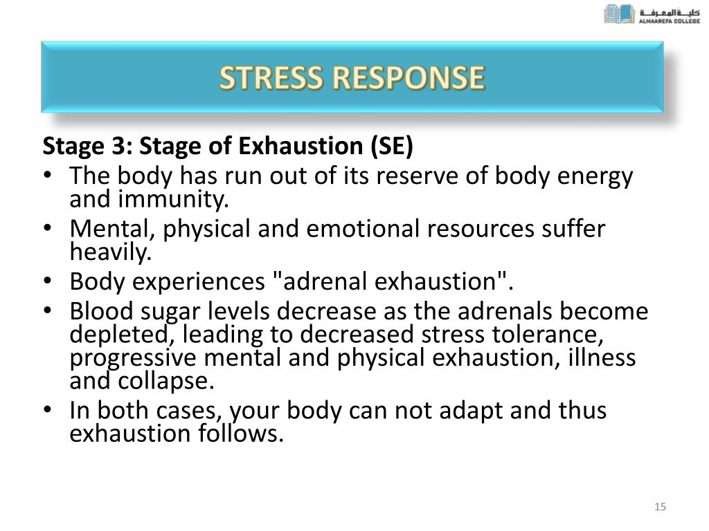 PPT - Integrated Stress Response General adaptation syndrome PowerPoint ...