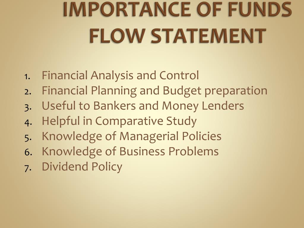 ppt funds flow statement powerpoint presentation free download id 3139761 income retained earnings and balance sheet self employed profit loss