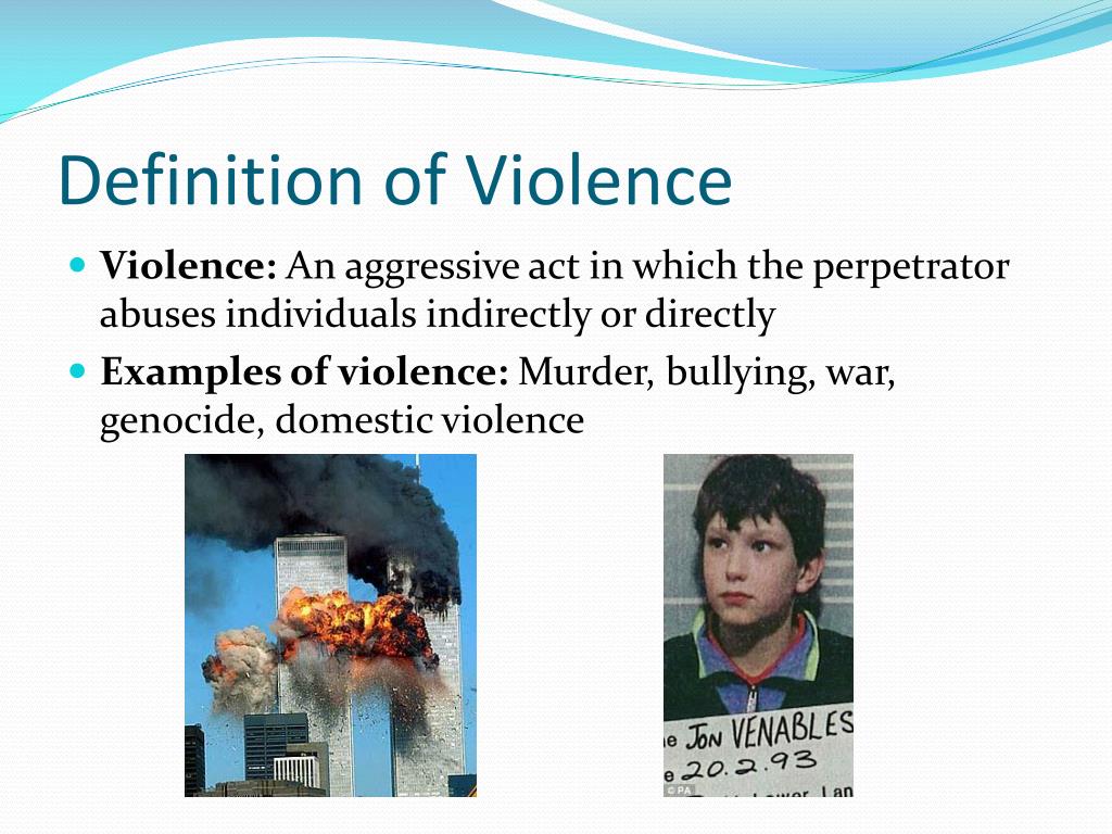 definition violence dissertation