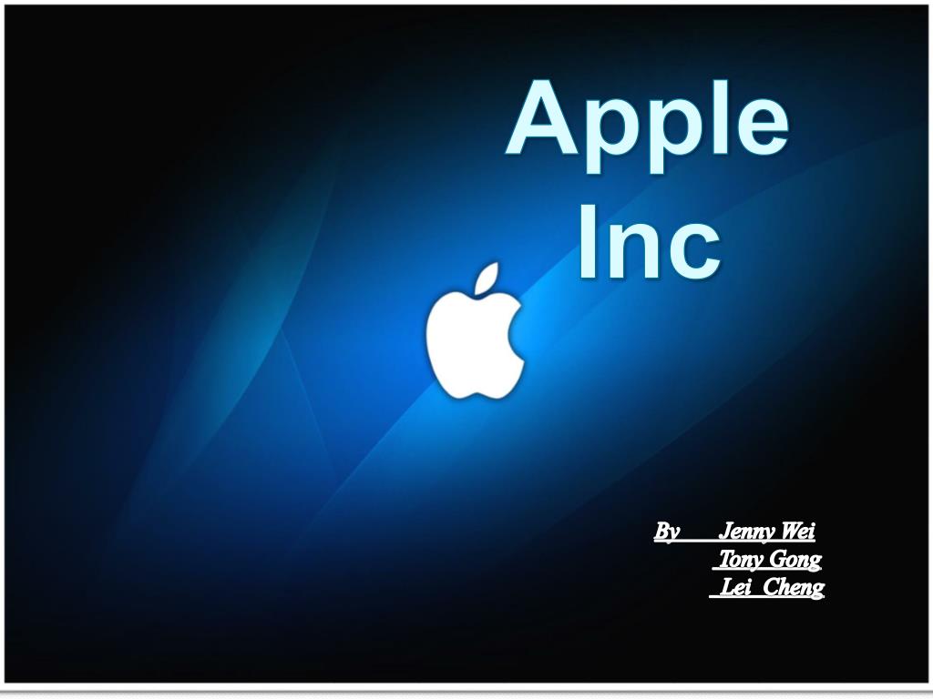 ppt presentation on apple company