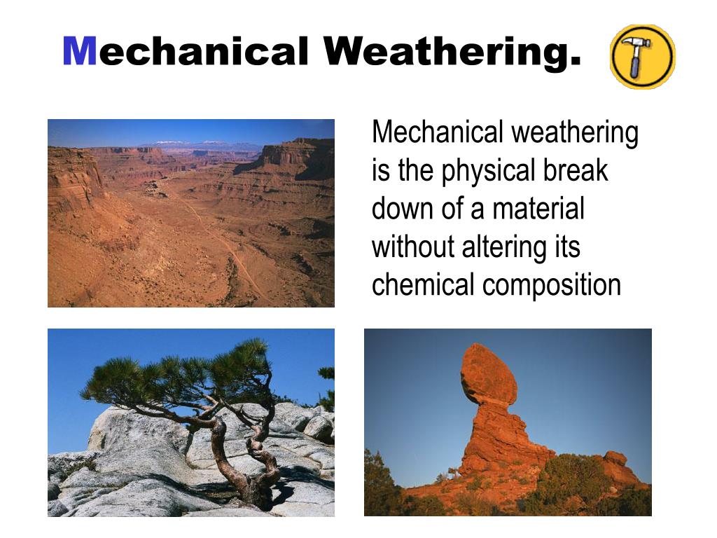 research about mechanical weathering