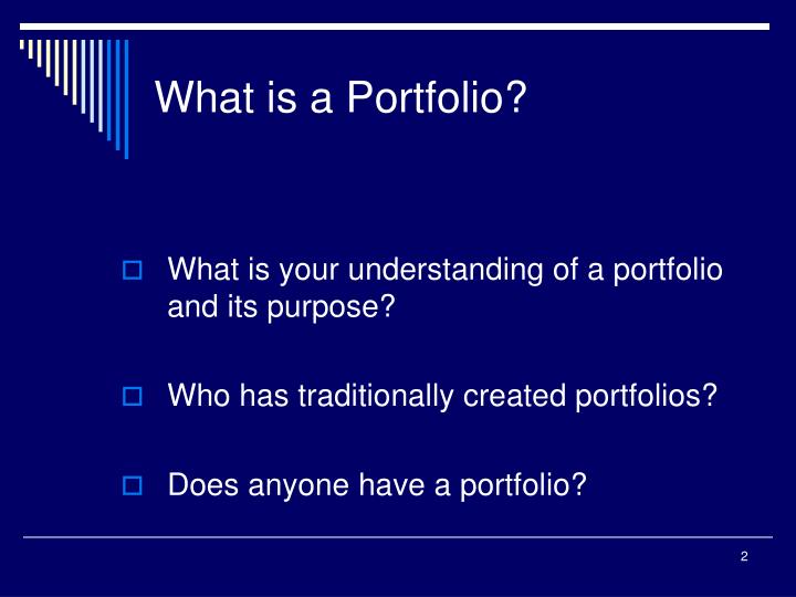ppt building a career portfolio how to present yourself to building a career portfolio
