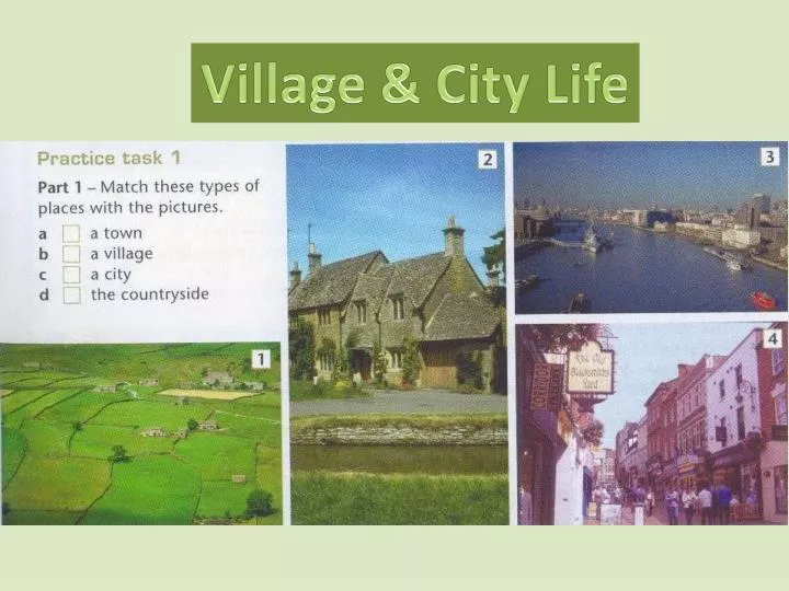 presentation about city life