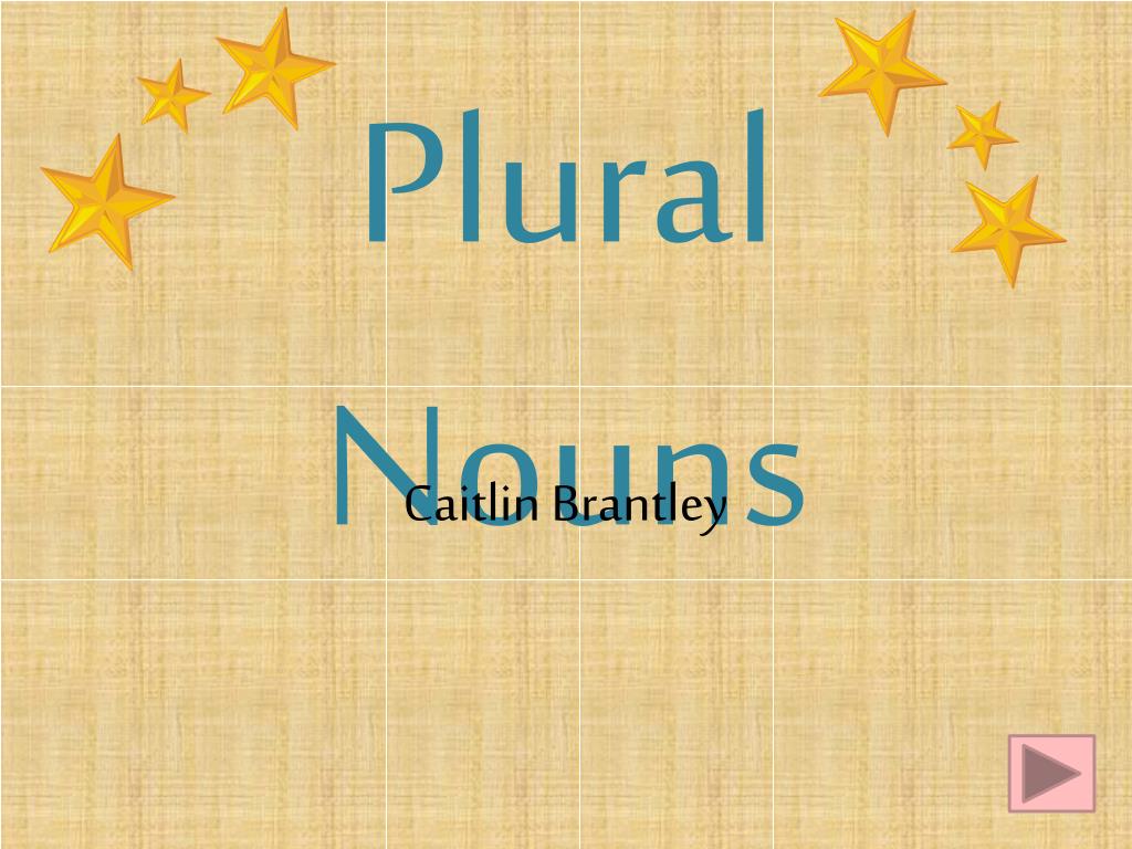 plural nouns powerpoint presentation