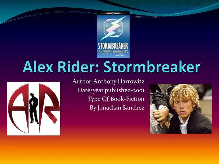 93  Alex Rider Stormbreaker Book Report for business