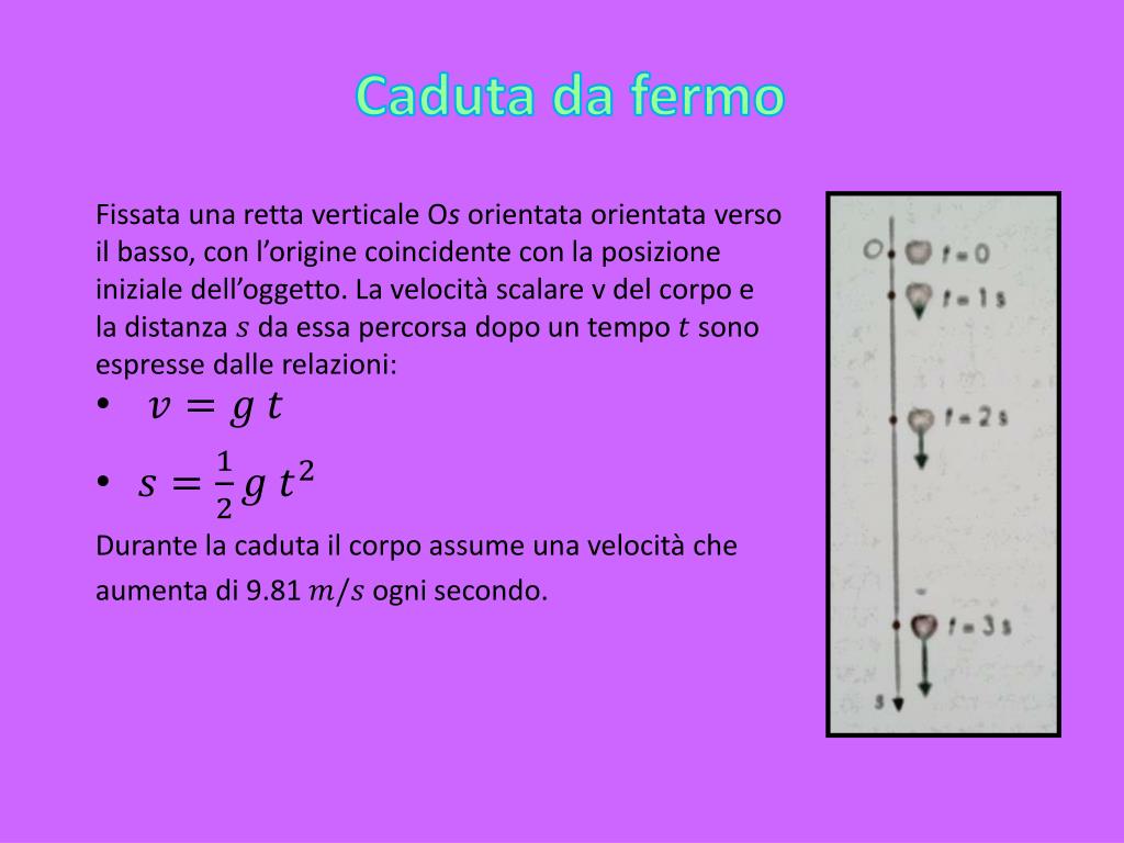 PPT IL MOTO E LE SUE