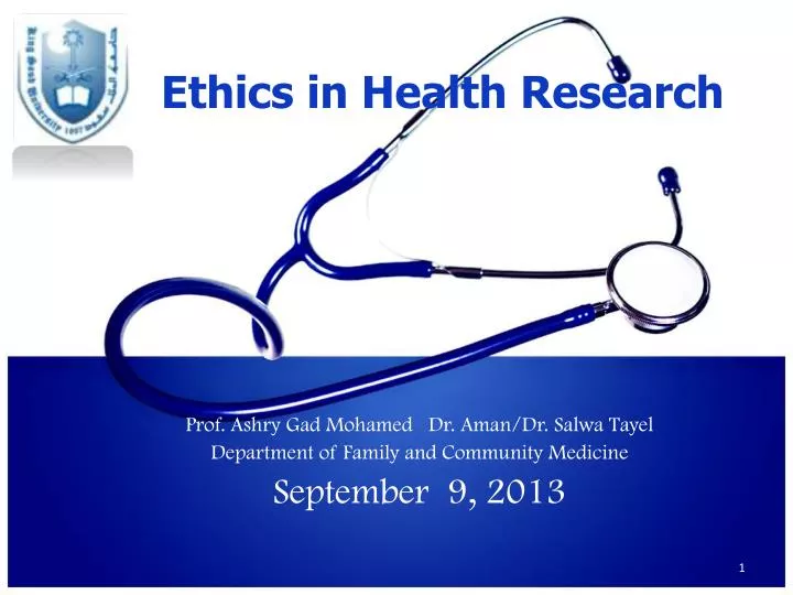 health research ethics ppt