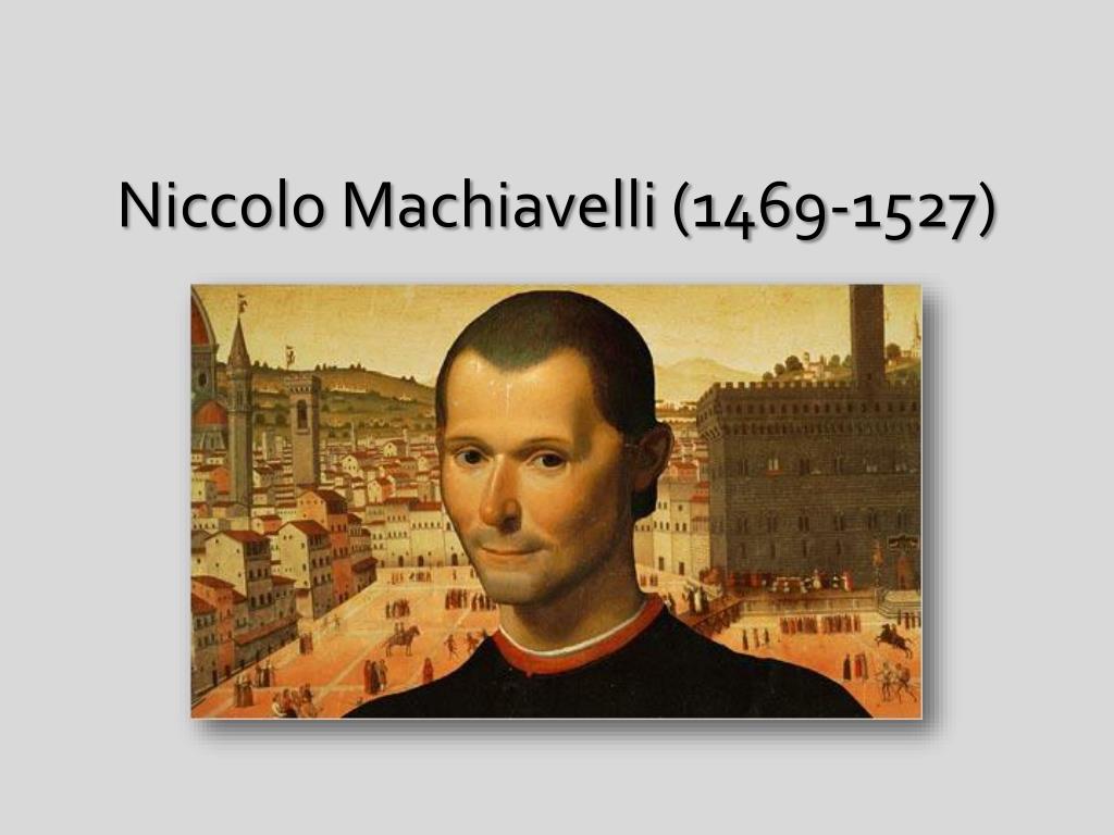 Niccolo Machiavelli Humanism
