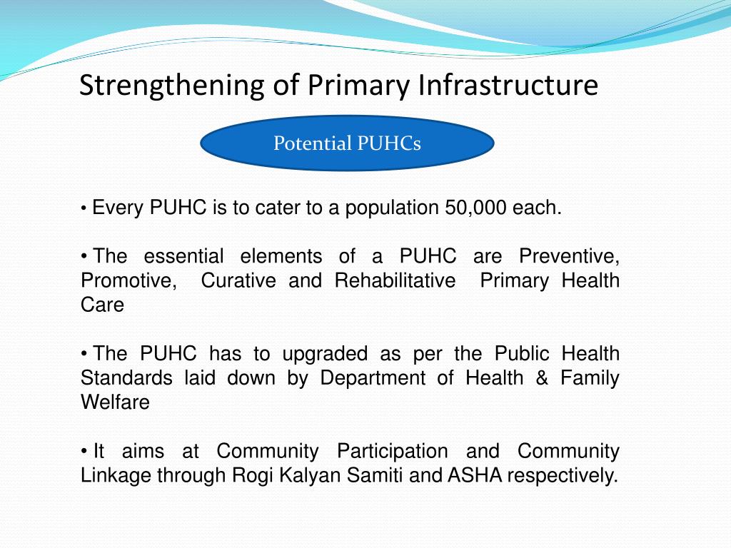 Primary Infrastructure PPT - Integrated District Health Society SOUTH DISTRICT NRHM PowerPoint ...