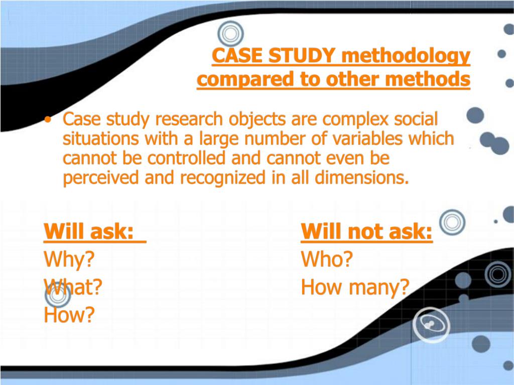 case studies as a methodology