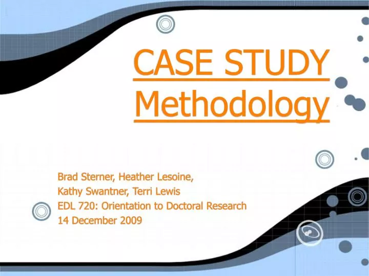 case study methodology in educational research