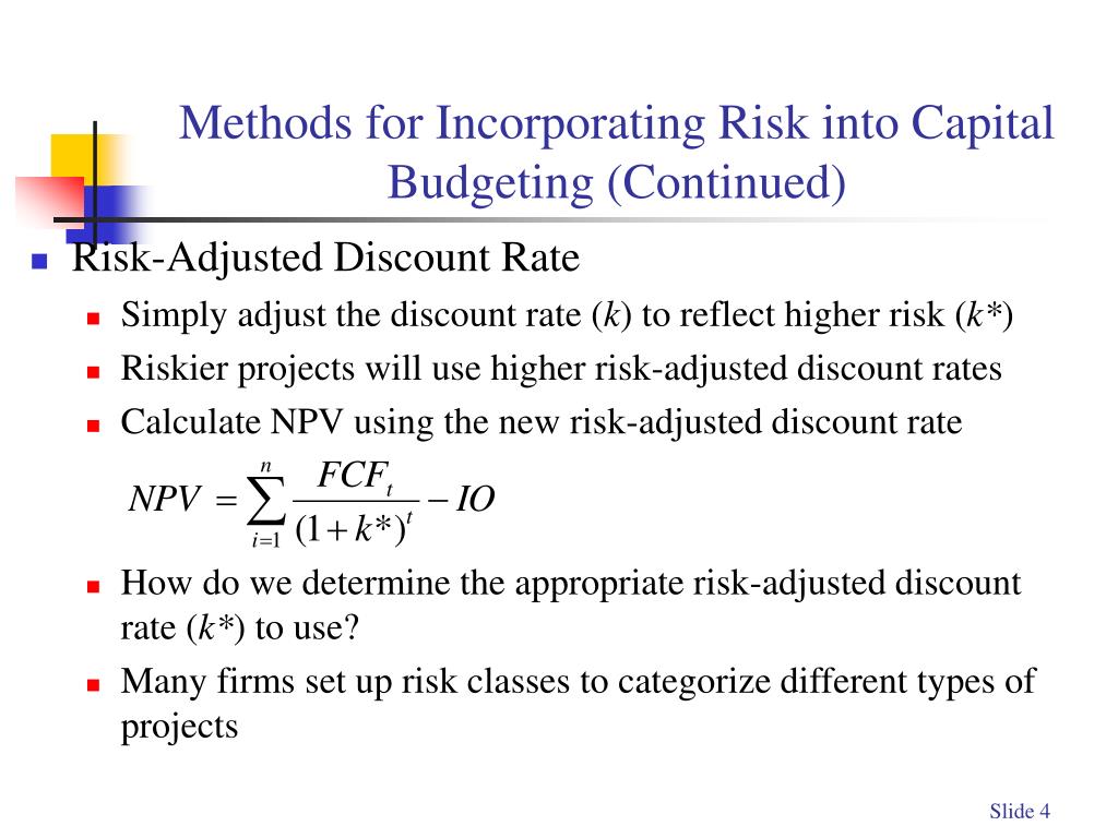 PPT - Capital Budgeting and Risk Analysis PowerPoint Presentation, free