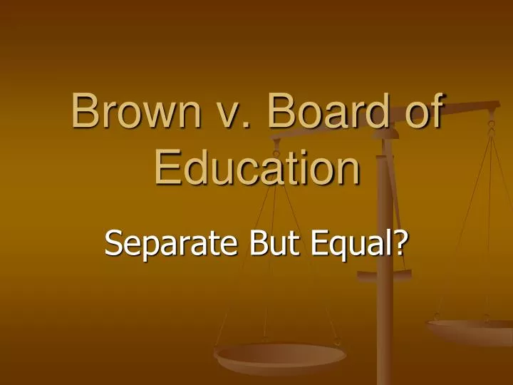 effects of brown v board of education