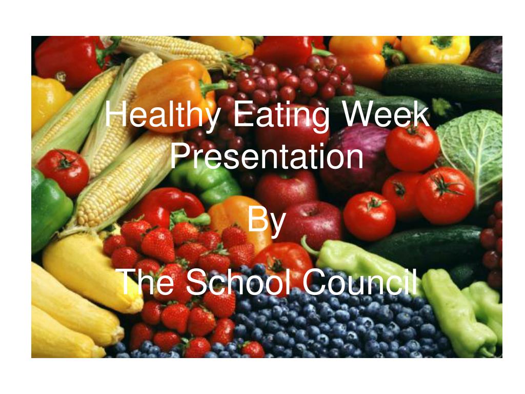 presentations about healthy eating