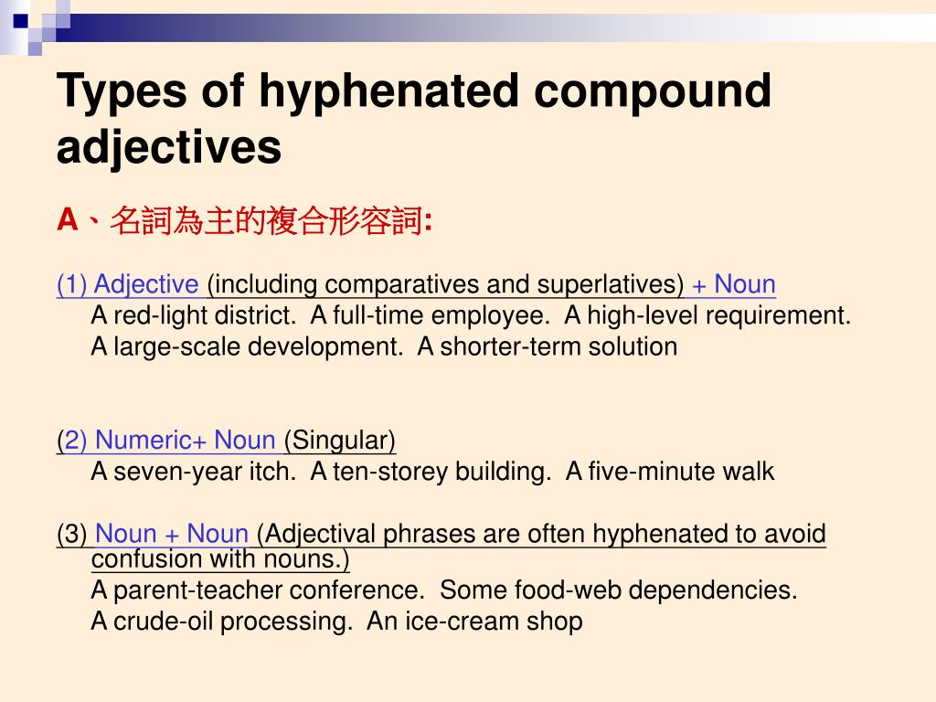 hyphenated-compound-adjectives-worksheet-foto-kolekcija
