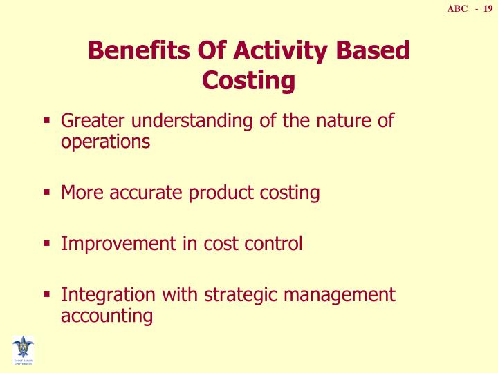 benefits of activity based costing essay benefits of activity based costing essay