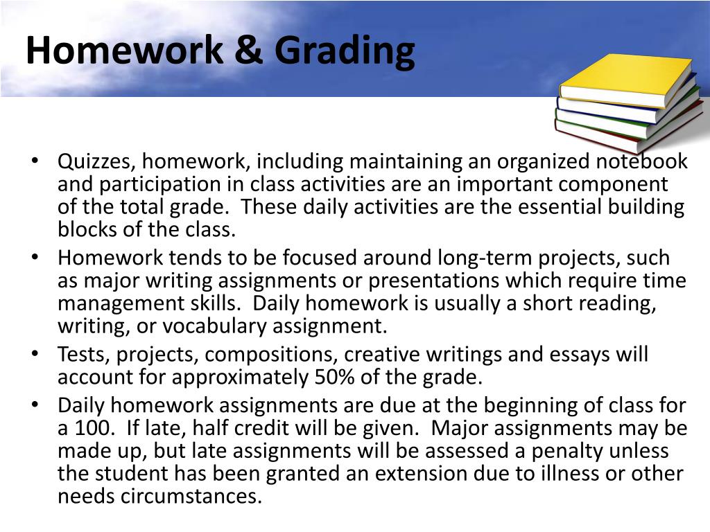 why should homework be graded
