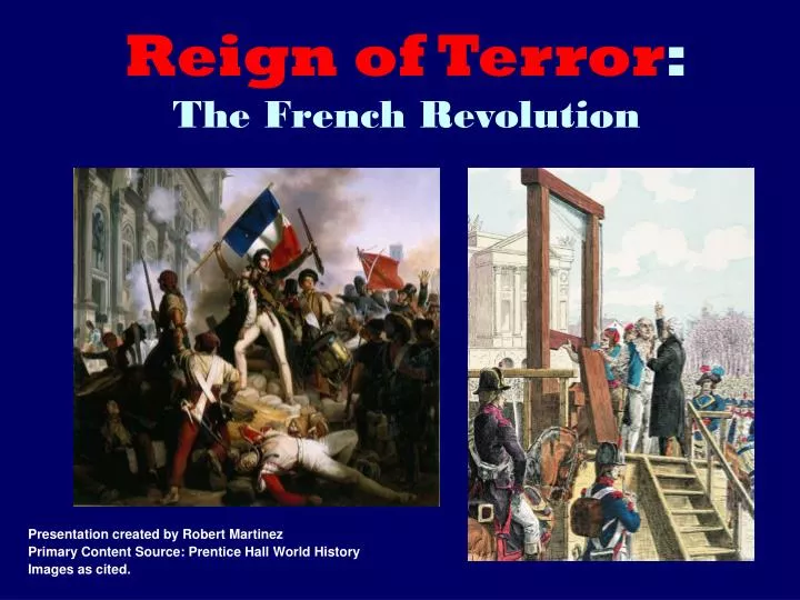 reign of terror french revolution essay