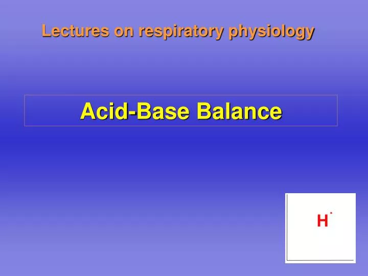 acid base balance n.