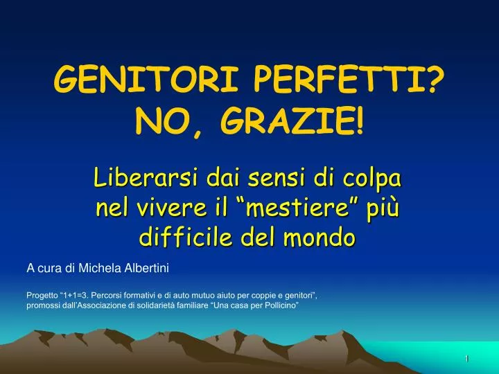 Ppt Genitori Perfetti No Grazie Powerpoint Presentation Free Download Id