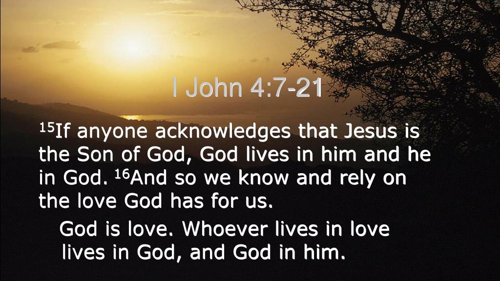 PPT - I John 4:7-21 PowerPoint Presentation, free download - ID:3151559