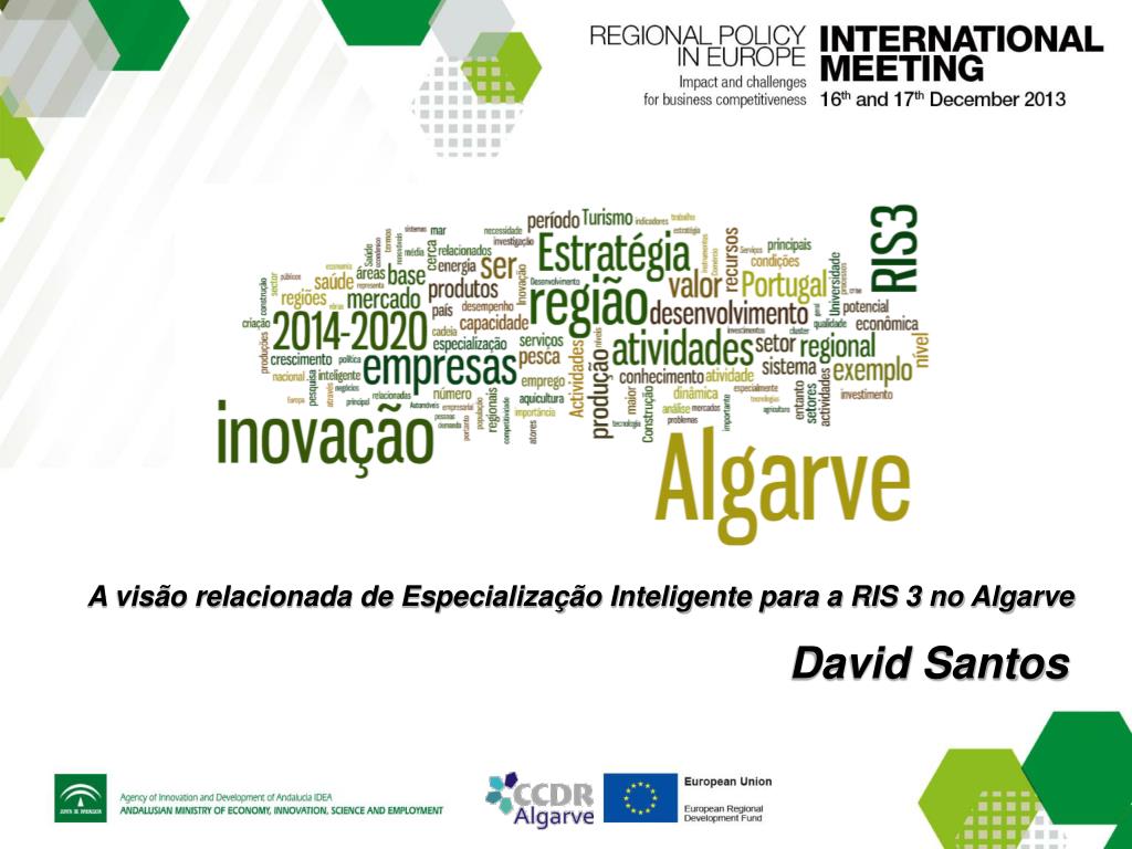 PPT - A visão relacionada de Especialização Inteligente para a RIS 3 no ...