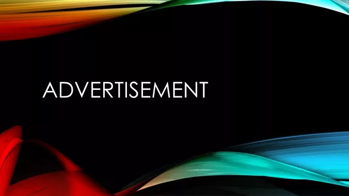 advertisement presentation ppt powerpoint