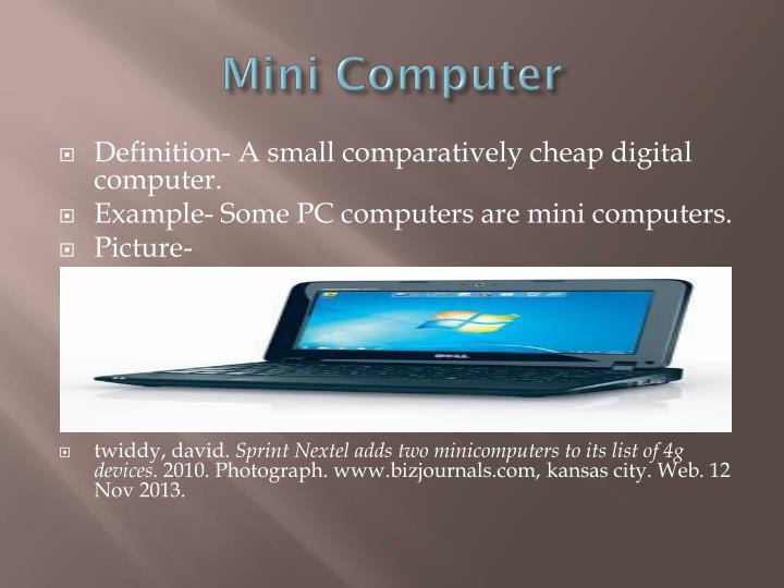 mini computer presentation