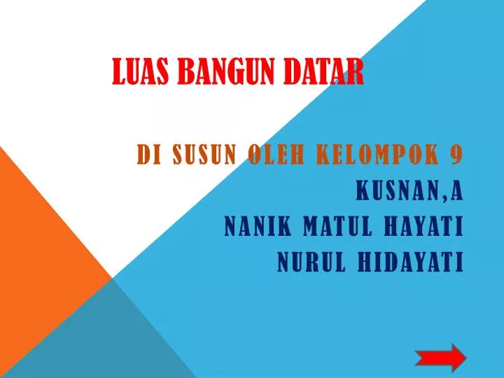 Ppt Luas Bangun Datar Powerpoint Presentation Free Download Id 3153541