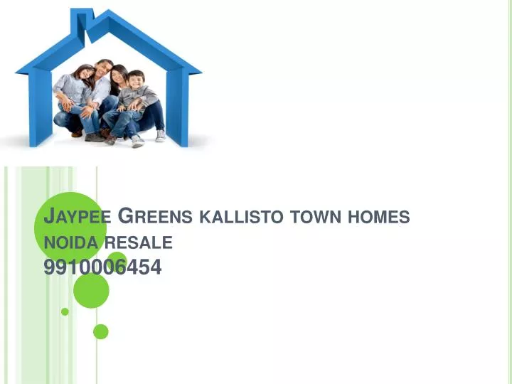 jaypee greens kallisto town homes noida resale 9910006454 n.