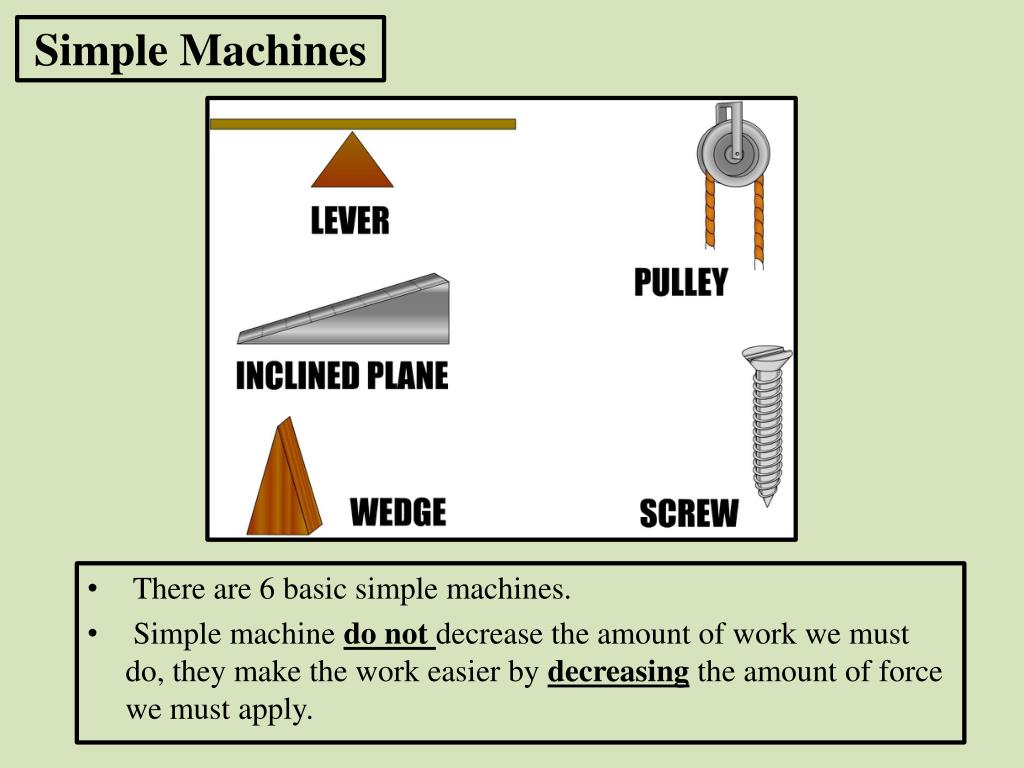 PPT - Simple Machines PowerPoint Presentation, free download - ID:3154822