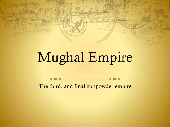 PPT Mughal Empire PowerPoint Presentation Free Download ID 3155601