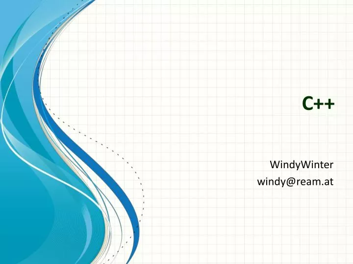 PPT - C++ PowerPoint Presentation, free download - ID:3155730