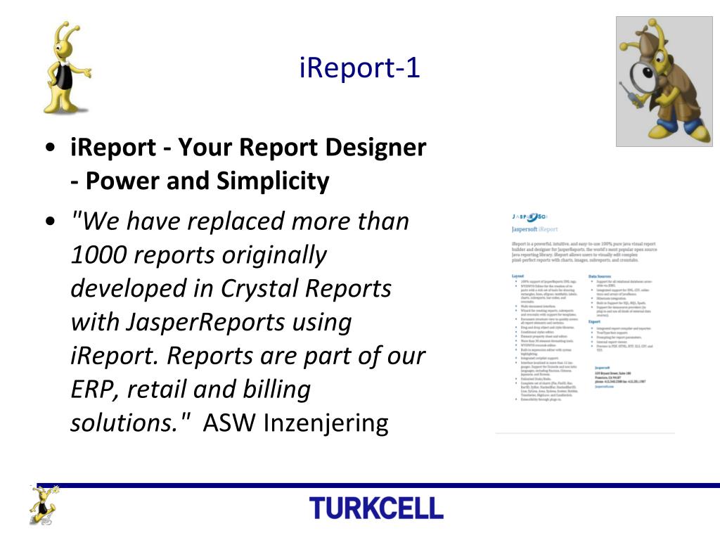 PPT - JasperServer & iReport PowerPoint Presentation, free download ...
