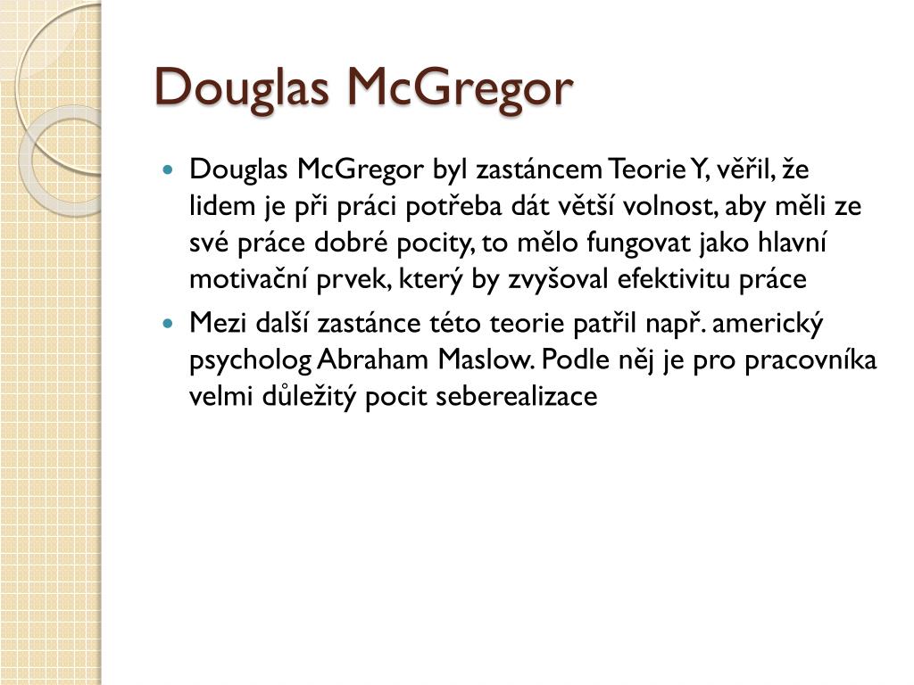 PPT - Douglas McGregor PowerPoint Presentation, free download - ID:3156895