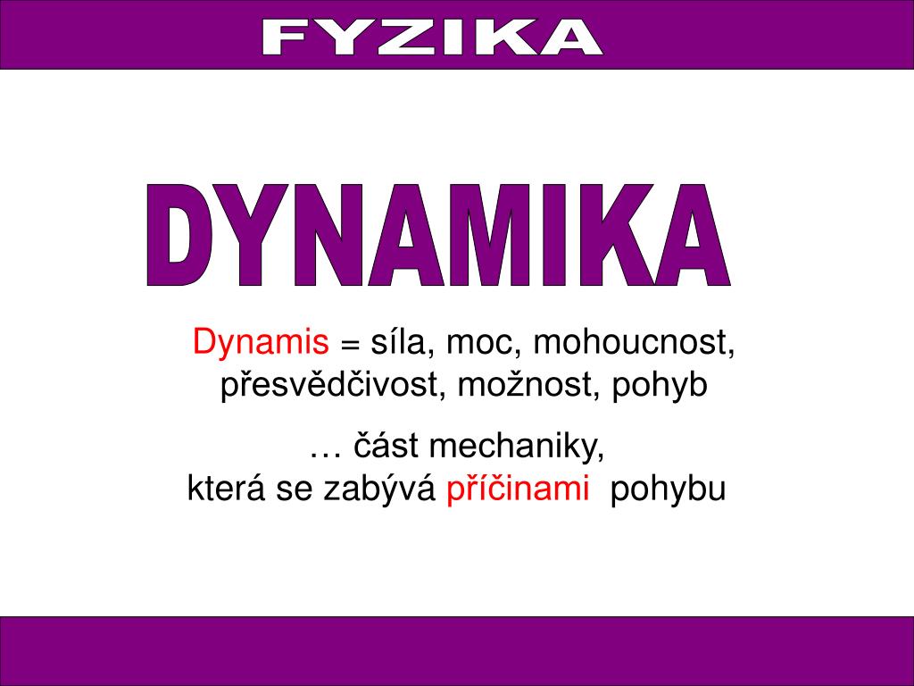 PPT - FYZIKA FYZIKA PowerPoint Presentation, free download - ID:3157123
