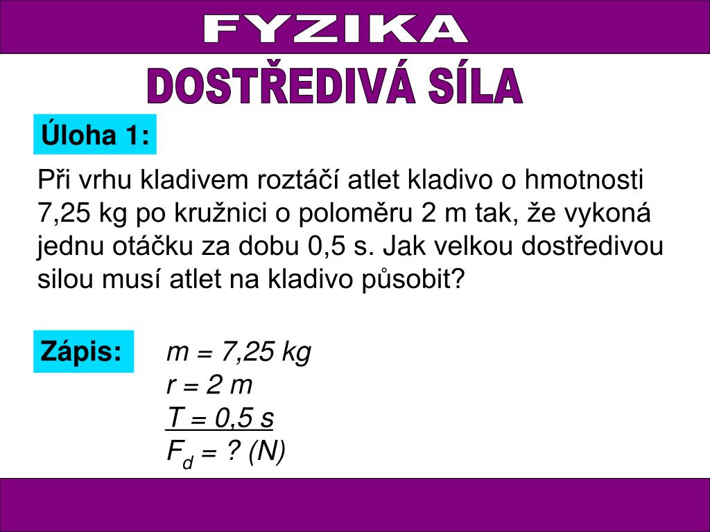 PPT - FYZIKA FYZIKA PowerPoint Presentation, free download - ID:3157123