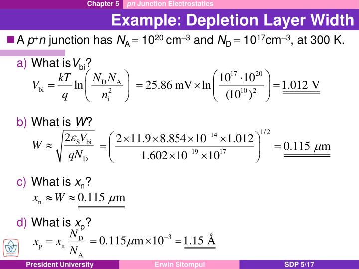 PPT Chapter 5 pn Junction Electrostatics PowerPoint Presentation ID