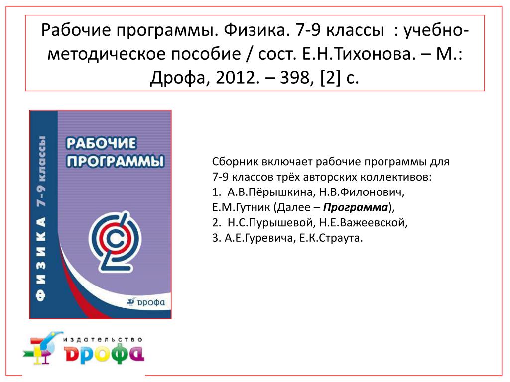 Рабочая программа алгебра фгос. Рабочая программа физика. Рабочая образовательная программа по физике. Сборник рабочих программ по физике. Рабочая программа по физике 7-9 кл ФГОС перышкин.