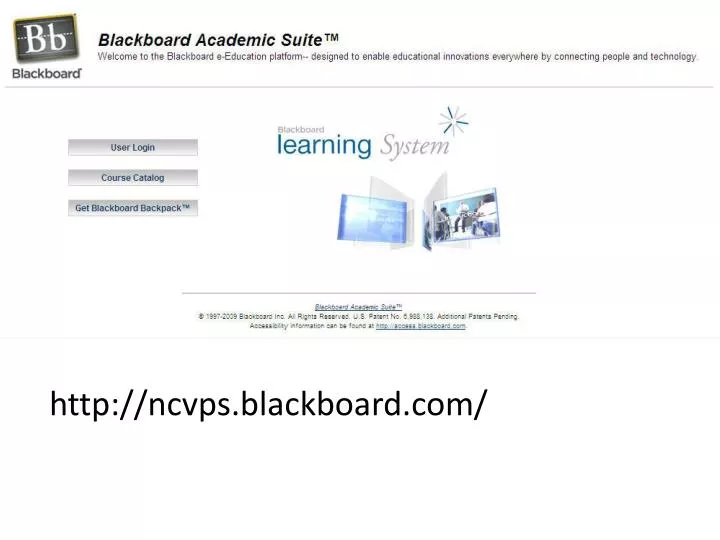 Ppt Ncvps Blackboard Powerpoint Presentation Free Download