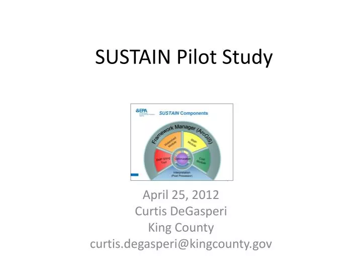 sustain pilot study n.