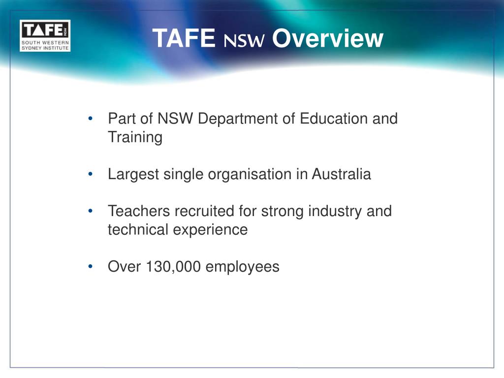 Tafe Nsw Organisational Chart