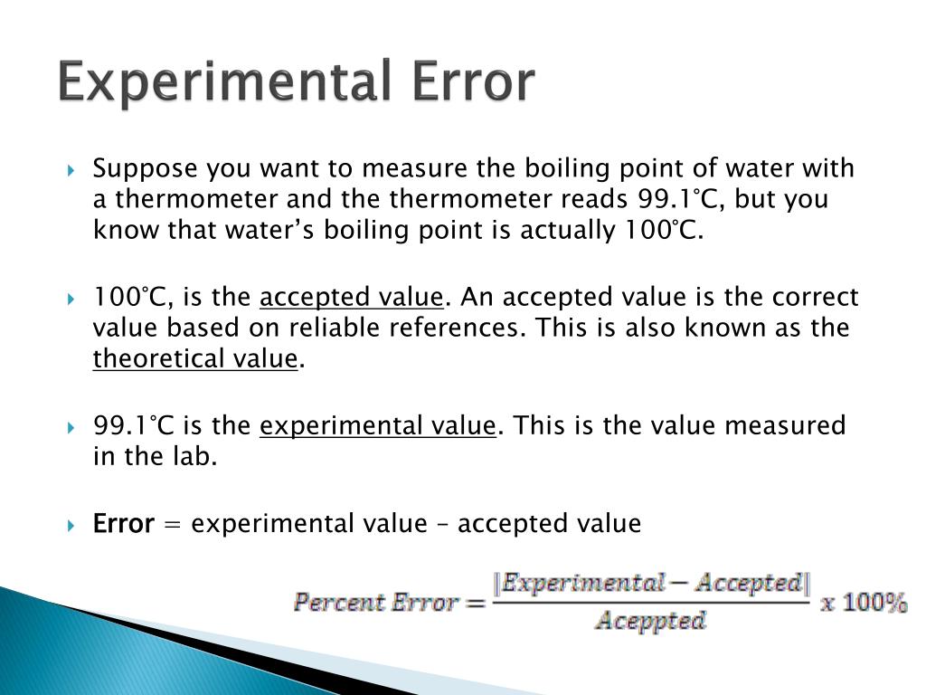 PPT Introduction to Chemistry & Experimental Error PowerPoint