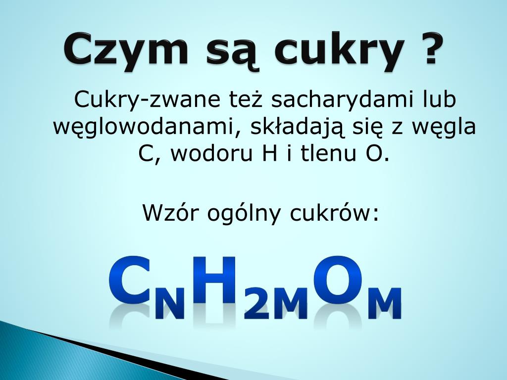Cukry Proste I Złożone Chemia PPT - Cukier - wróg czy przyjaciel? PowerPoint Presentation, free